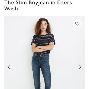Madewell the high-rise slim boyjean